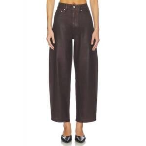 NEW DL1961 - WOMEN'S miro barrel high rise 28" jeans in cocoa coated
